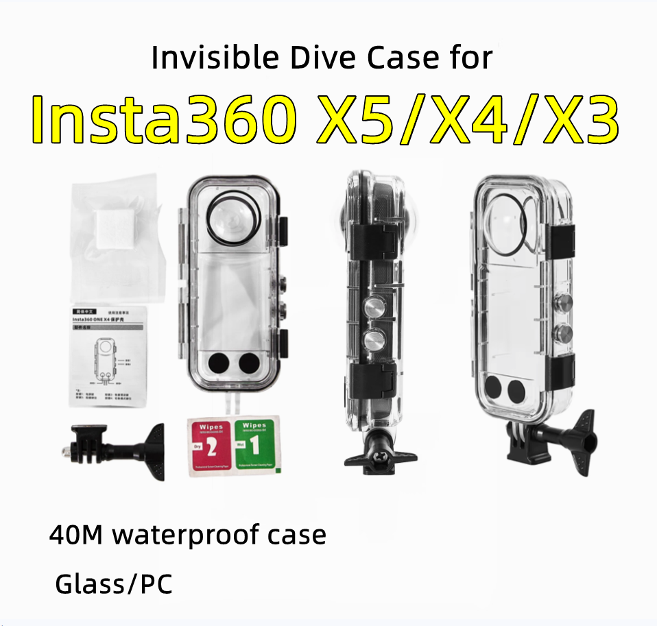 Fishing Boat Cover - Invisible Case for Insta360 X3 X4