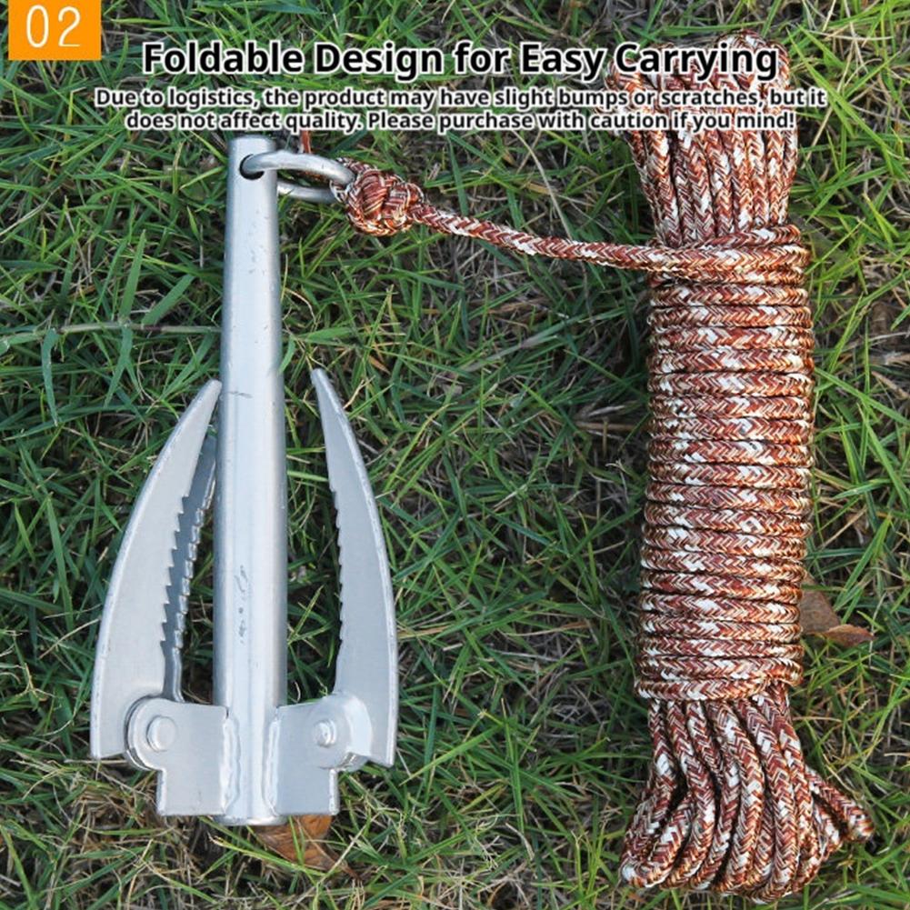 Outdoors Grappling Hook Surviv - Fishing Boat Anchor 评论和价格