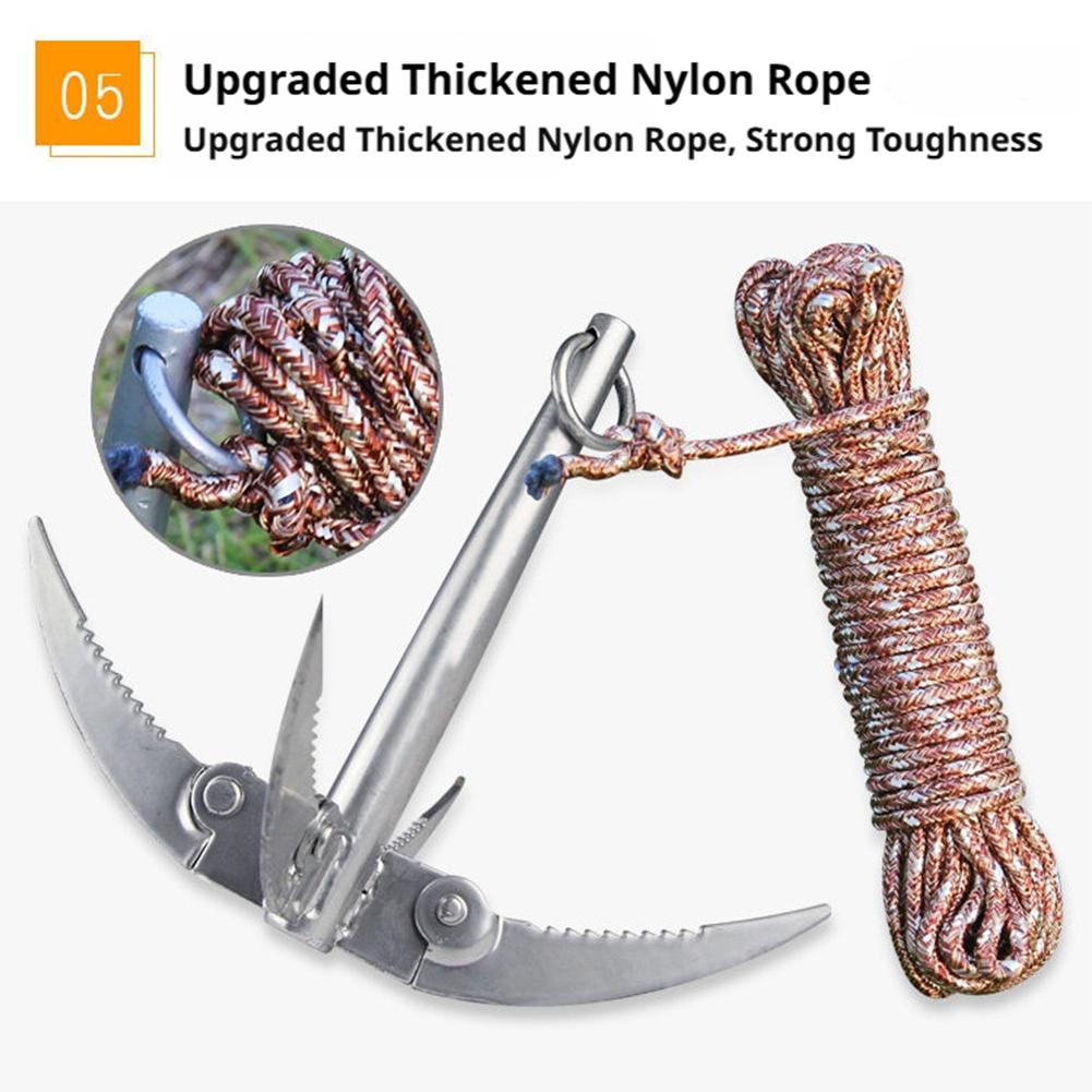 Outdoors Grappling Hook Surviv - Fishing Boat Anchor 评论和价格