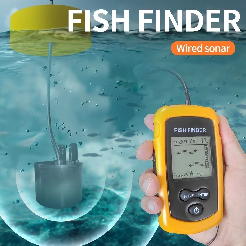 Handheld Portable Fish Finder  - Fishing Boat Depth Finder 评论和价格