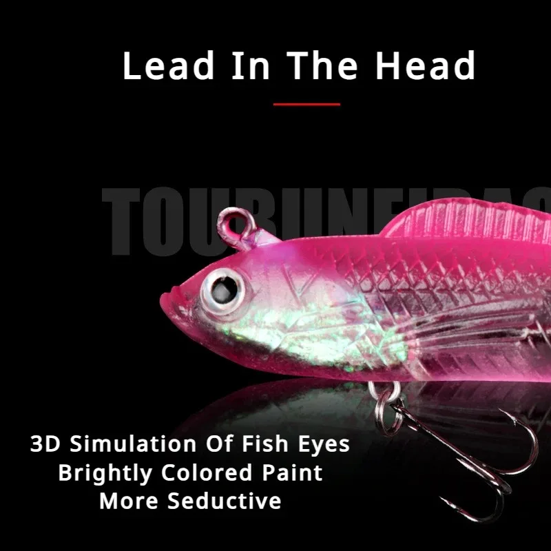 10 Pcs Lure Baits with T-tail  - Fishing Boat Anchor 评论和价格