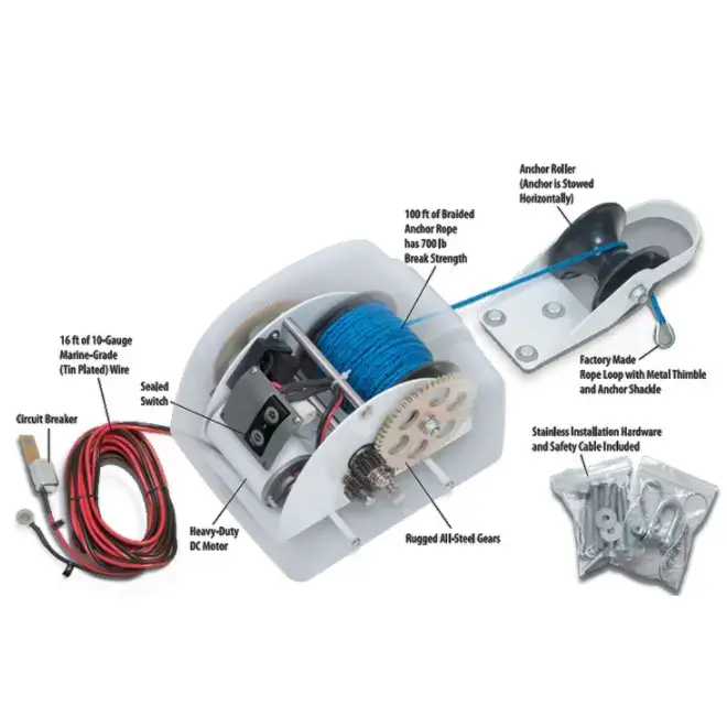 Factory Direct Sailboat Yacht  - Fishing Boat Anchor Winch 评论和价格