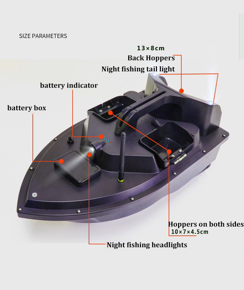 GPS RC Bait Boat fish finder B - Fishing Boat Gps 评论和价格