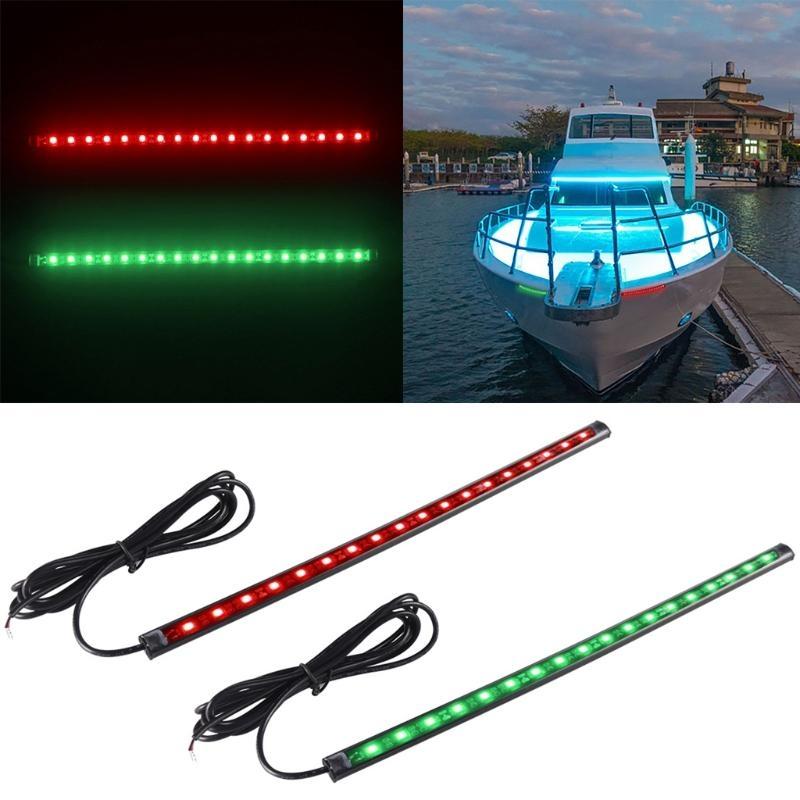 652F 2Pcs LED Boat Navigation  - Fishing Boat Navigation Light 评论和价格