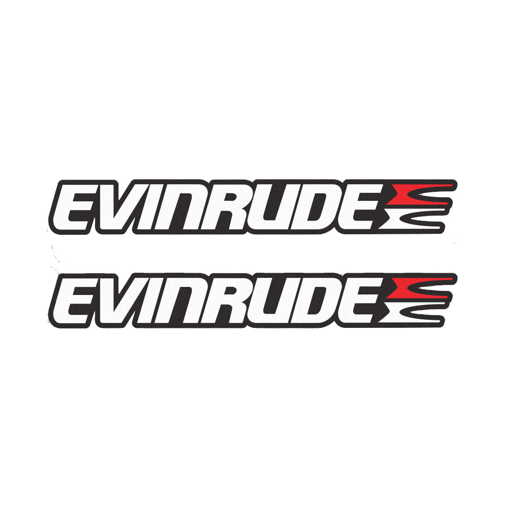 2pcs for Evinrude sticker deca - Fishing Boat Outboard Motor 评论和价格