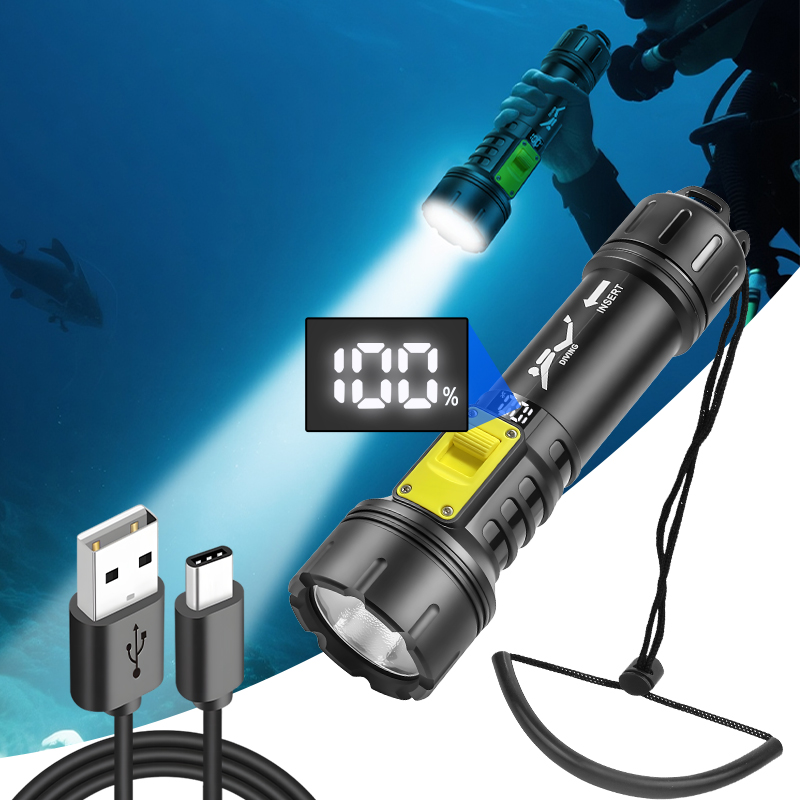 New XHP70 Diving Flashlight IP - Fishing Boat Cover 评论和价格