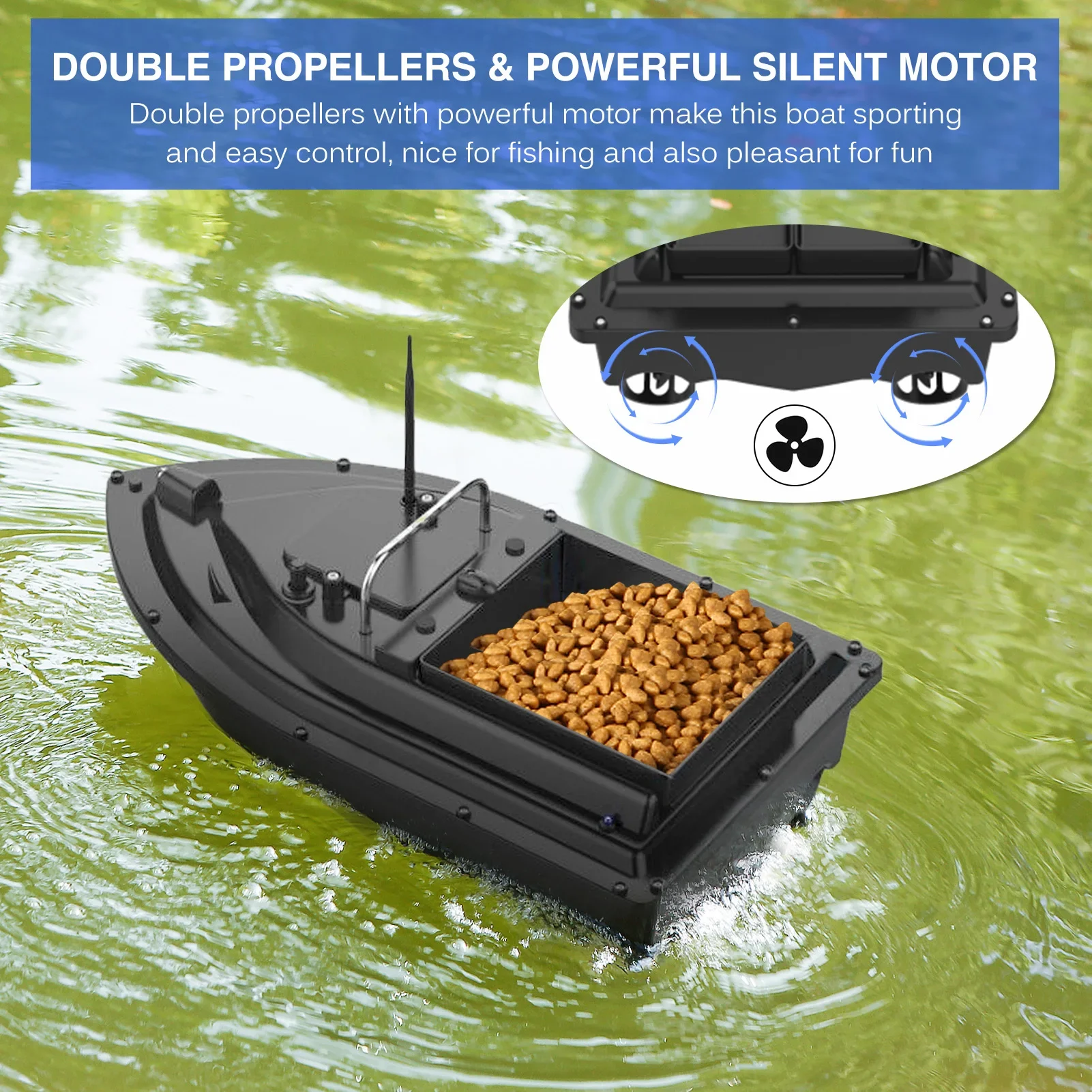 D16E GPS 12000mAh Fishing Bait - Fishing Boat Gps 评论和价格