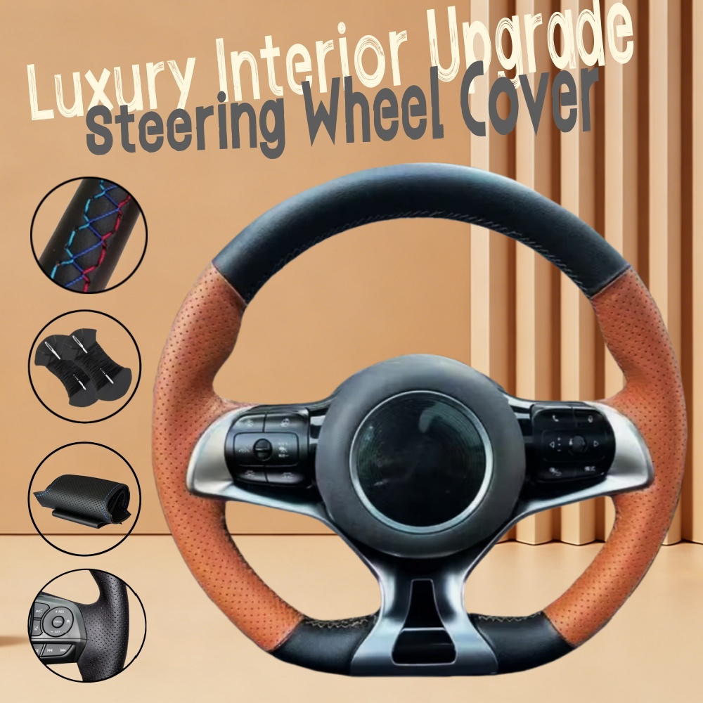 Customiz Microfiber Leather Ca - Fishing Boat Steering Wheel 评论和价格
