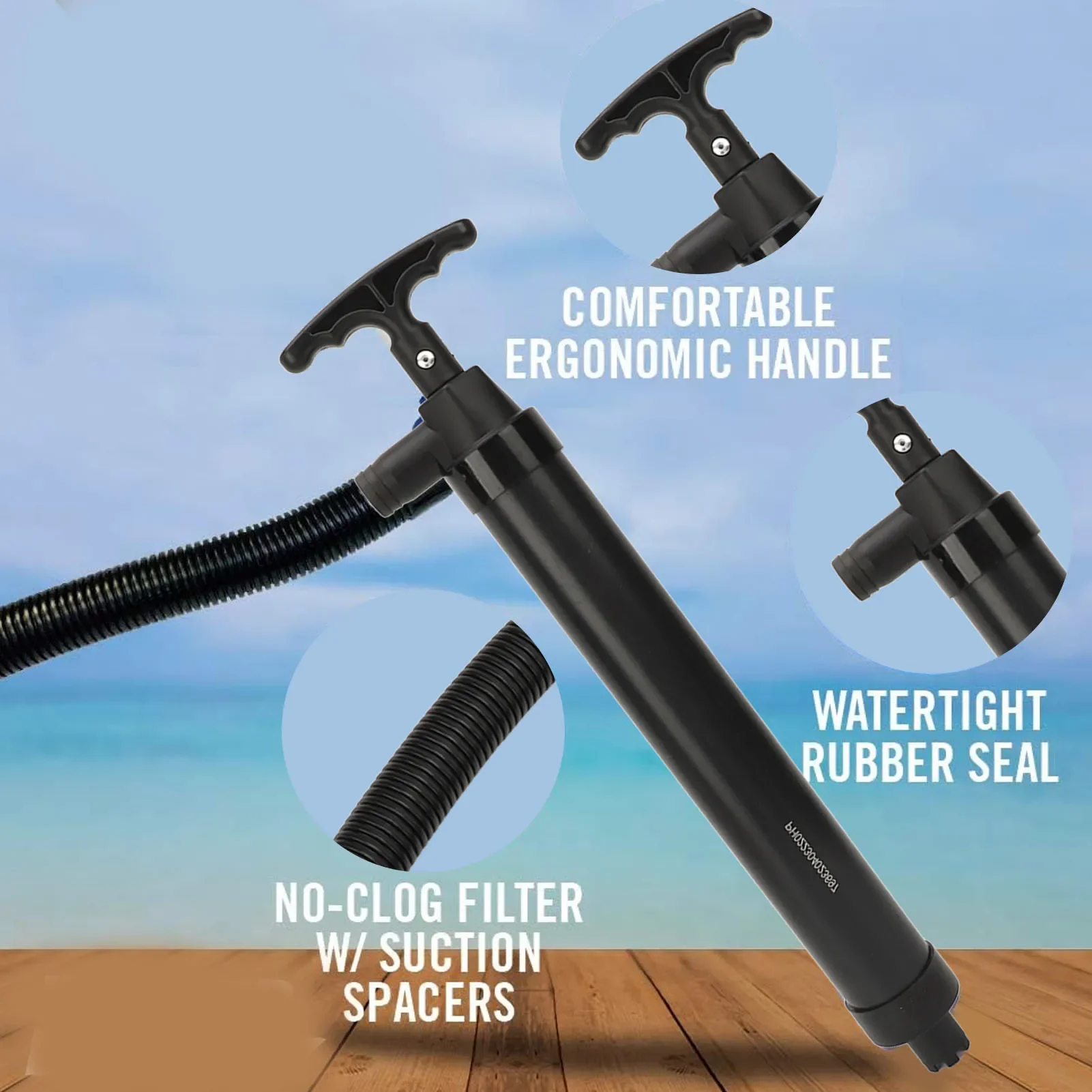 Manual Bilge Pump With Hose Po - Fishing Boat Bilge Pump 评论和价格