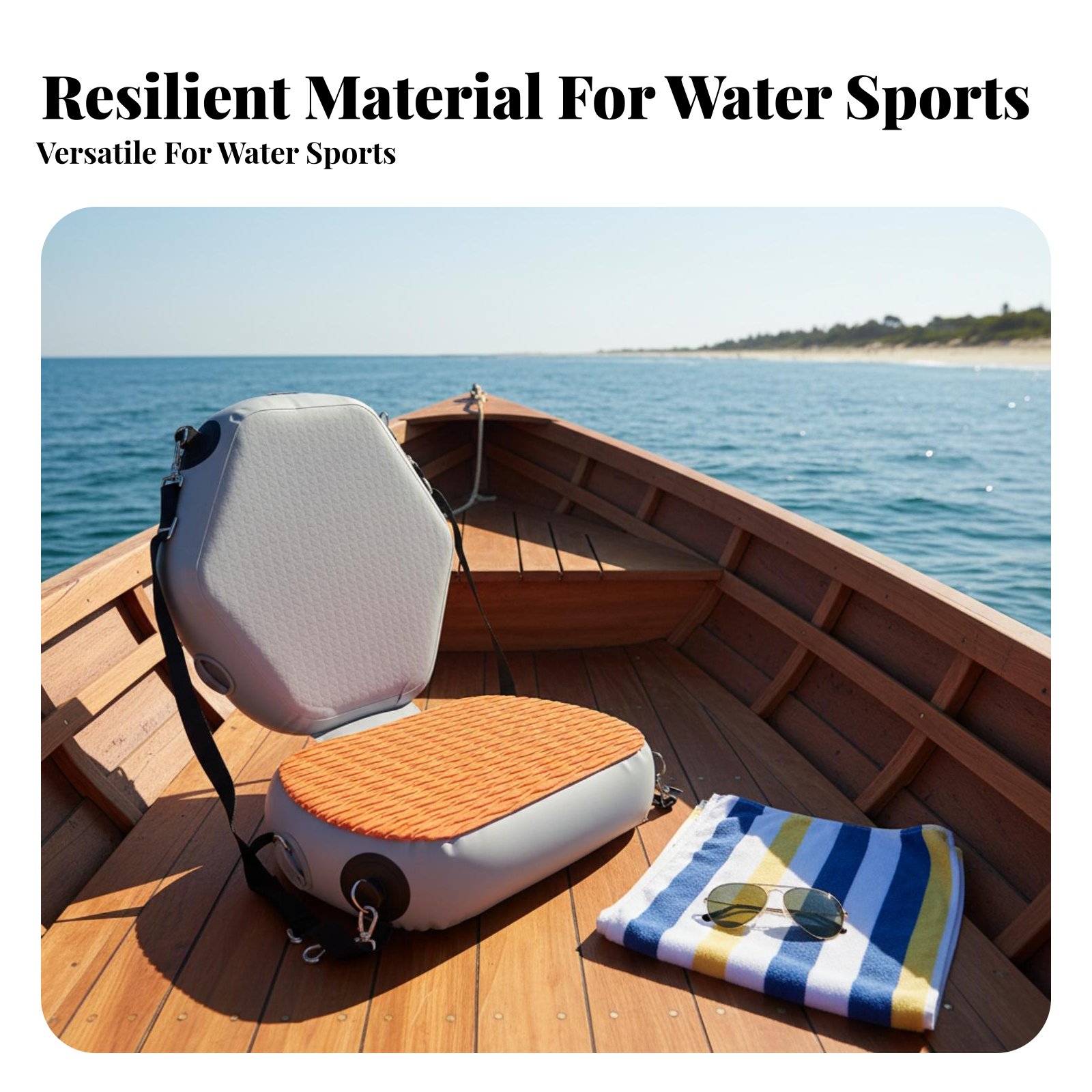 Inflatable Kayak Seat Wear-Res - Fishing Boat Paddle 评论和价格