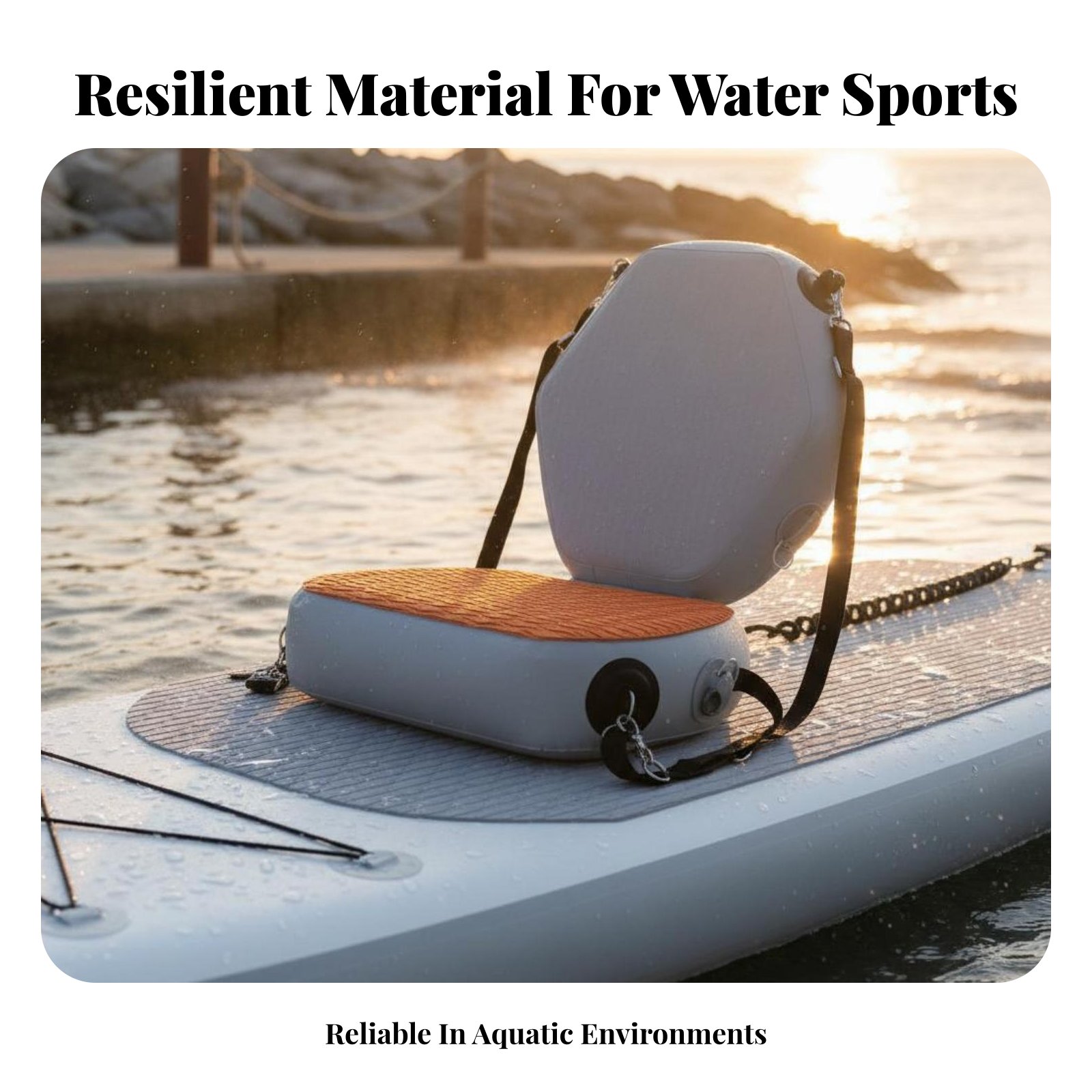 Inflatable Kayak Seat Wear-Res - Fishing Boat Paddle 评论和价格