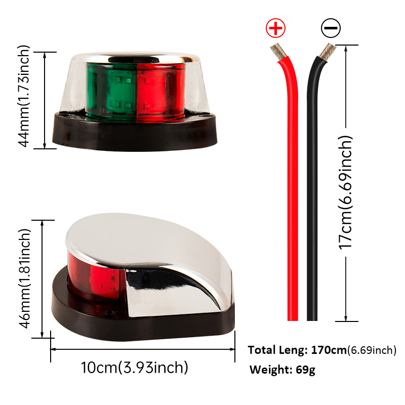 12V LED Marine Navigation Ligh - Fishing Boat Navigation Light 评论和价格