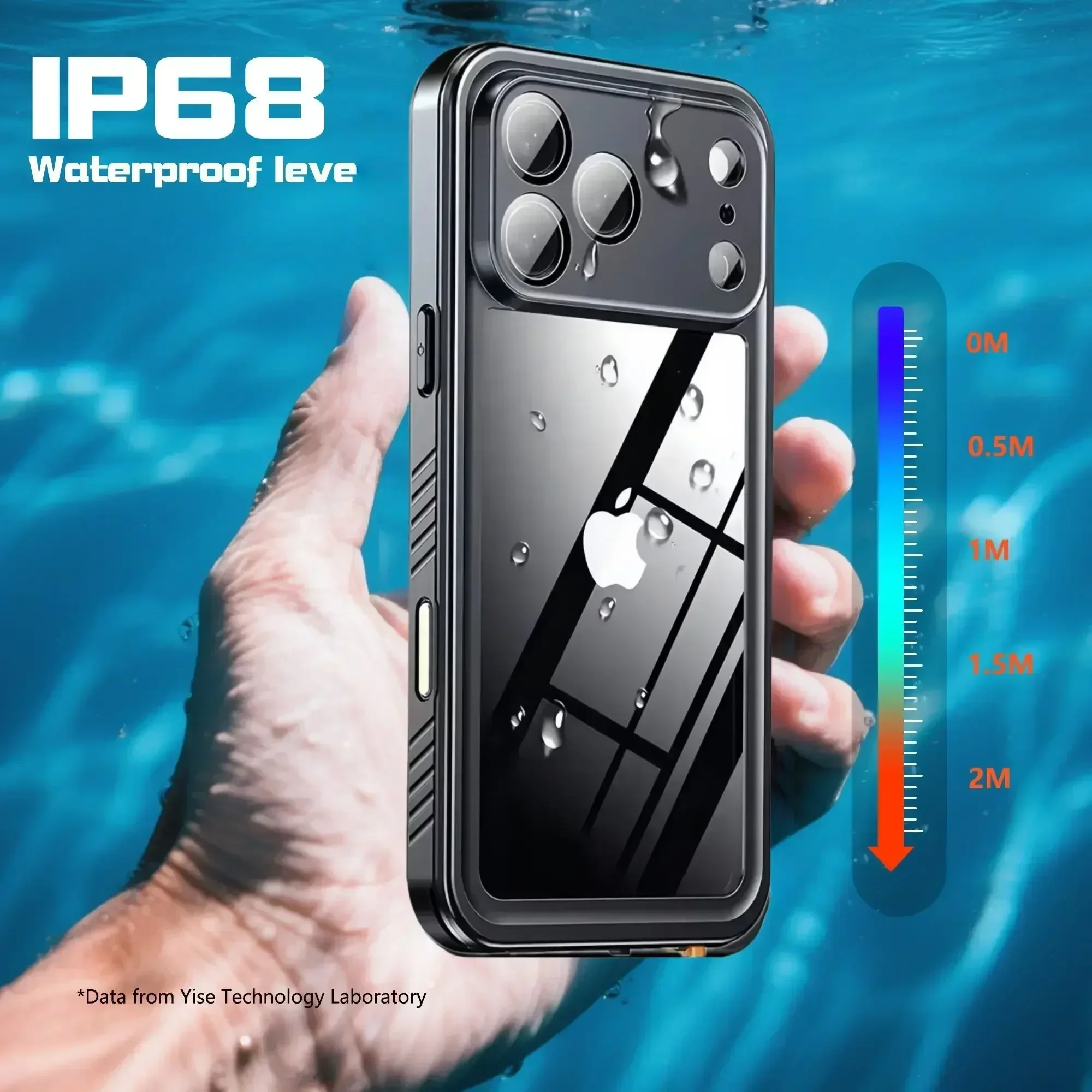 IP68 Waterproof Case for iphon - Fishing Boat Cover 评论和价格