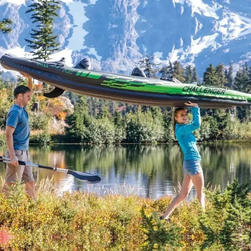 1/2 Person Kayaker Inflatable  - Fishing Boat Seat 评论和价格