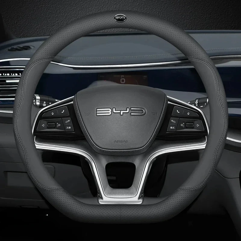 38cm D-shape Leather Car Steer - Fishing Boat Steering Wheel 评论和价格