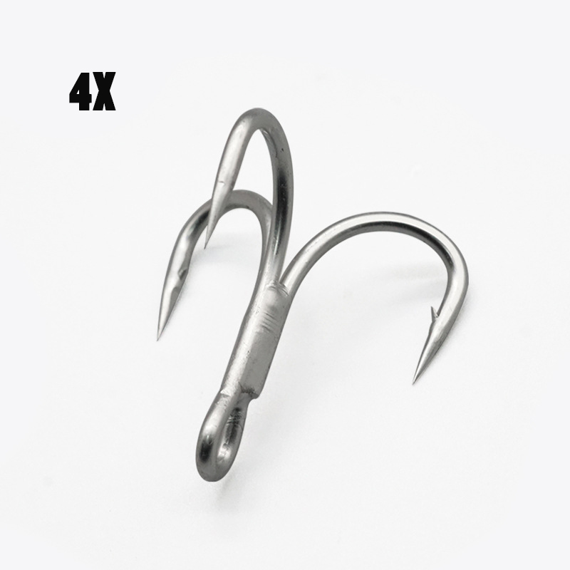100Pcs Fishhooks 4X Strong Tre - Fishing Boat Anchor 评论和价格