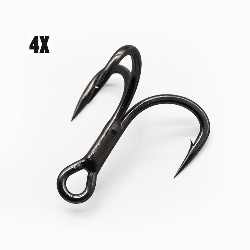 100Pcs Fishhooks 4X Strong Tre - Fishing Boat Anchor 评论和价格