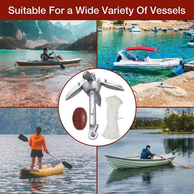 Canoe Anchoring Boat Anchoring - Fishing Boat Anchor 评论和价格