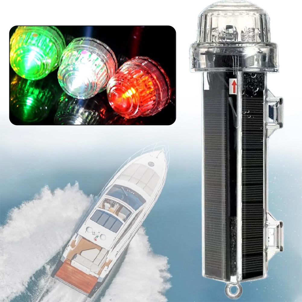 Solar Ocean Signal Light Navig - Fishing Boat Navigation Light 评论和价格