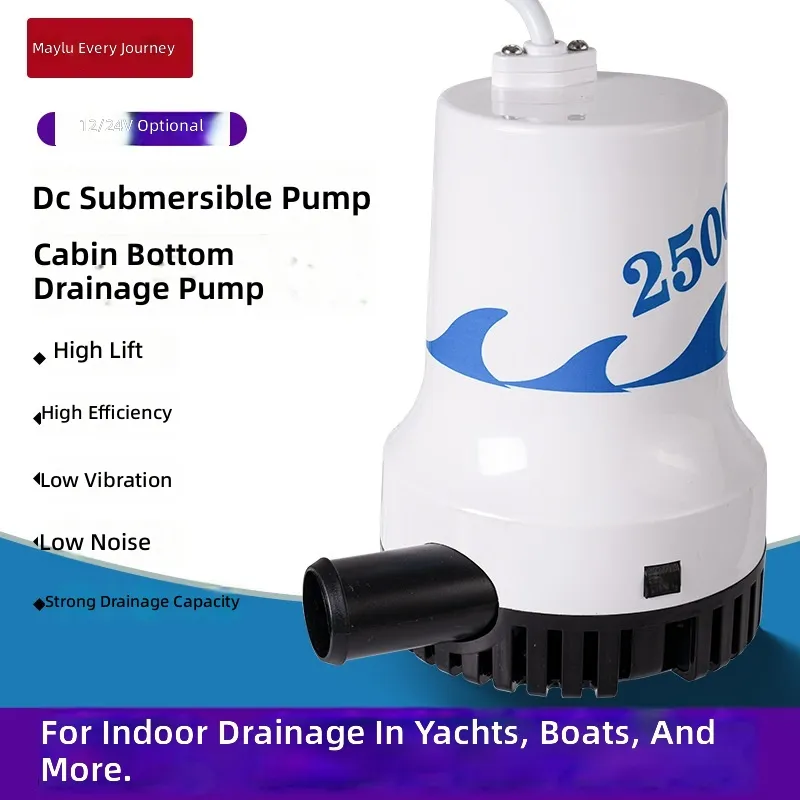 Marine Bilge Pump 12V 24V DC S - Fishing Boat Bilge Pump 评论和价格