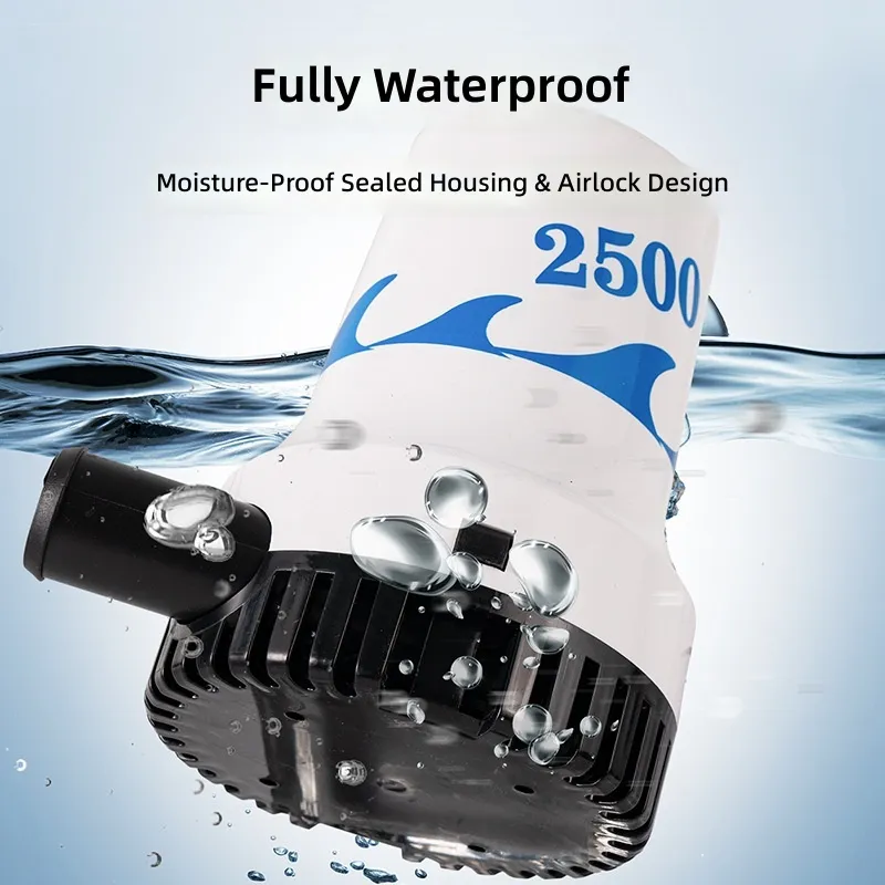 Marine Bilge Pump 12V 24V DC S - Fishing Boat Bilge Pump 评论和价格