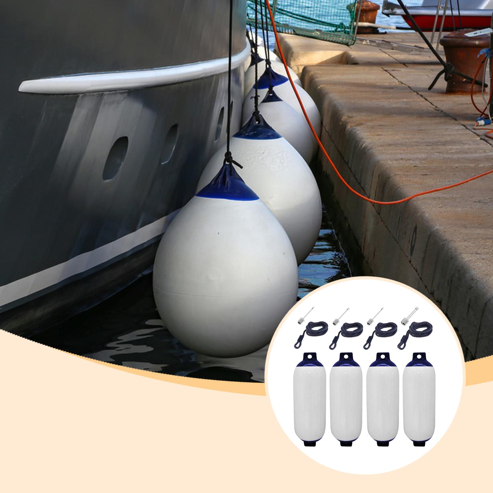 4Pcs Boat Fenders, Boat Access - Fishing Boat Anchor 评论和价格